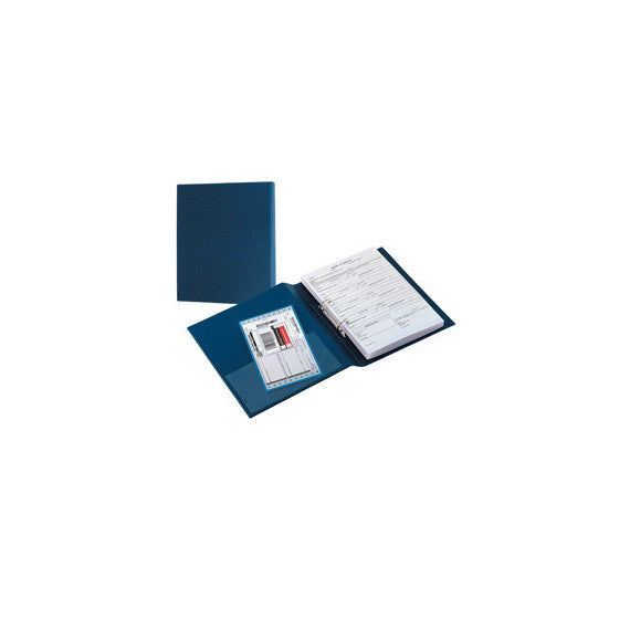 Raccoglitore Sanremo 2000 - 2 anelli a D 40 mm - dorso 5,5 cm - 22 x 30 cm - blu - Sei Rota