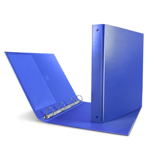 Raccoglitore Sei Rota Nettuno - 4 anelli a R 30 mm - A4 - dorso 3,5 cm - colore blu - 36803147