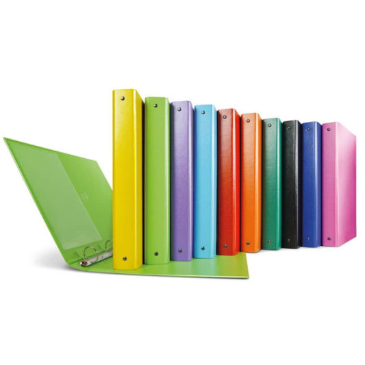 Raccoglitore Sei Rota Nettuno - 4 anelli a R 30 mm - A4 - dorso 3,5 cm - conf. 10 pz colori assortiti - 36803199