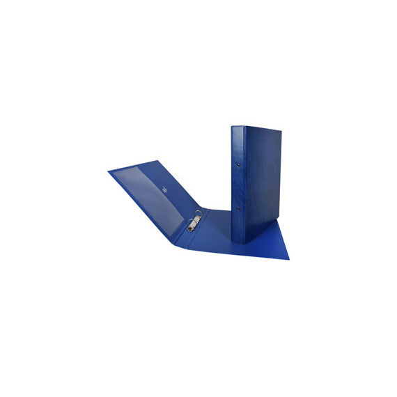 Raccoglitore Stelvio - 2 anelli tondi 25 mm - dorso 3 cm - 22 x 30 cm - blu - Sei Rota