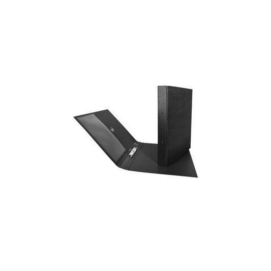 Raccoglitore Stelvio - 2 anelli tondi 25 mm - dorso 3 cm - 22 x 30 cm - nero - Sei Rota