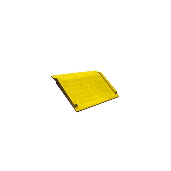 Rampa per scalini - 75 x 125,6 x 7,5 cm - giallo