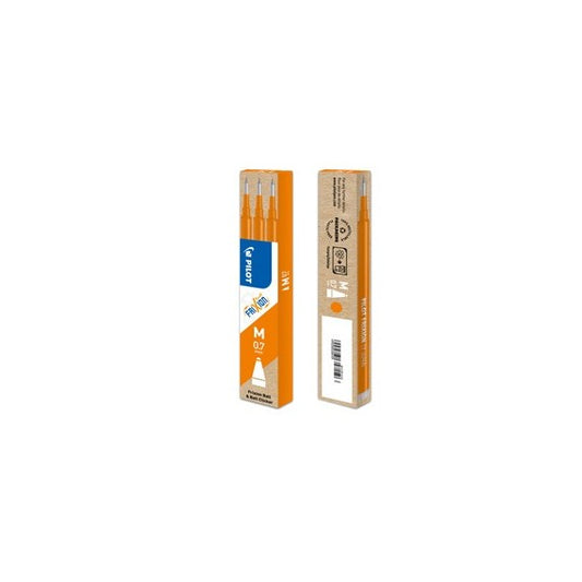 Refill a sfera Frixionball - punta 0,7mm - arancio  - Pilot - conf. 3 pezzi