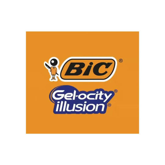 Refill BIC Gelocity Illusion Blister 0,7 mm nero Conf. 3 pezzi - 944022