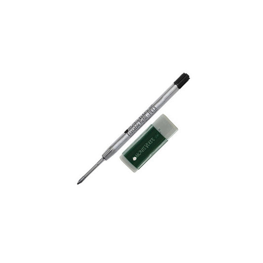 Refill cancellabile per sfera Parker - nero - punta media  - blister 1 refill + gomma - Monteverde
