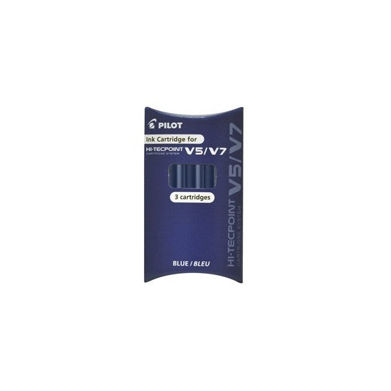 Refill Hi Tecpoint V5/V7 ricaricabile begreen - blu - Pilot - conf. 3 pezzi