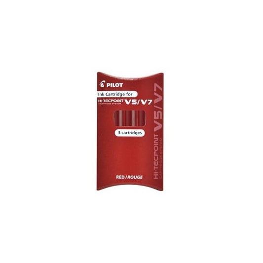 Refill Hi Tecpoint V5/V7 ricaricabile begreen - rosso - Pilot  - conf. 3 pezzi