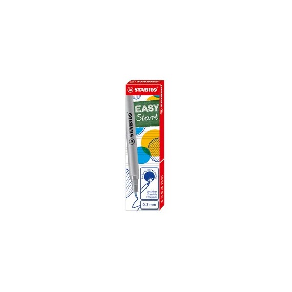 Refill per penna sferografica ergonomica Easyoriginal - punta fine - blu - Stabilo - scatola  3 pezzi