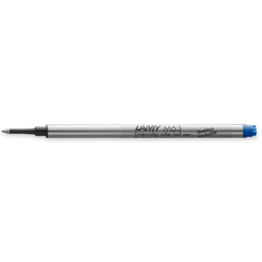 Refill roller Lamy M63 punta media in confezione da 10 pezzi colore inchiostro blu - 1218560