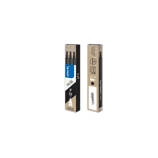 Refill sfera a scatto Frixionball Clicker - punta 0,5mm - nero - Pilot - conf. 3 pezzi