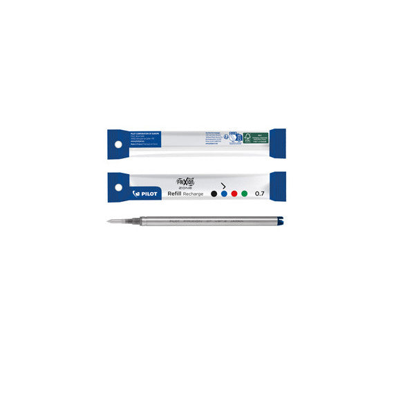 Refill sfera a scatto Frixionball Zone - punta 0,7 mm - blu - Pilot