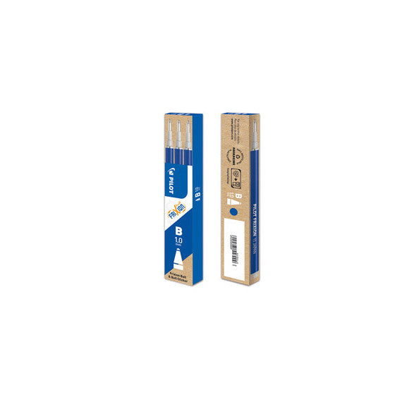 Refill sfera frixionball clicker - punta 1,0 mm - blu - Pilot - conf. 3 pezzi