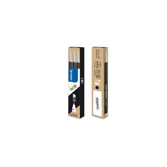 Refill sfera frixionball clicker - punta 1,0mm - nero - Pilot - conf. 3 pezzi