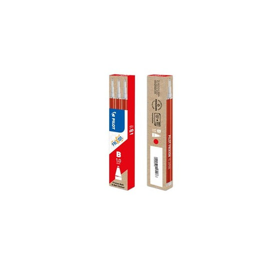 Refill sfera frixionball clicker - punta 1,0mm - rosso - Pilot - conf. 3 pezzi