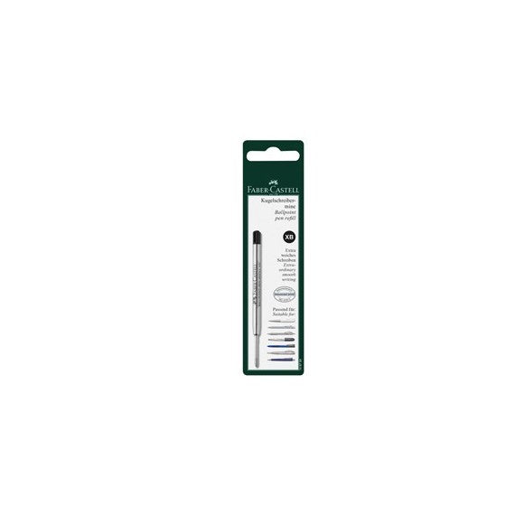 Refill XB - punta 0,7mm - fusto nero - per penna Polyball - Faber Castell