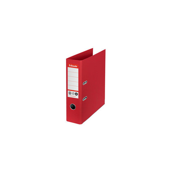 Registratore a leva - CO2 neutral - A4 - dorso 75 mm - rosso - Esselte