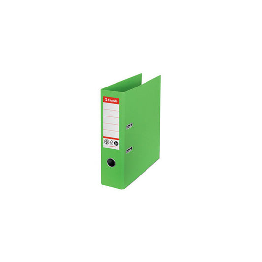 Registratore a leva - CO2 neutral - A4 - dorso 75 mm - verde - Esselte