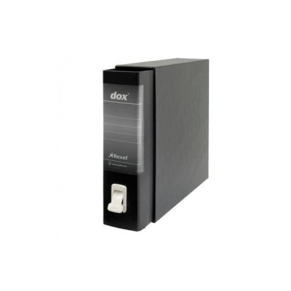 Registratore a leva DOX1 Commerciale 28,5x31,5 cm - dorso 8 cm nero D26110