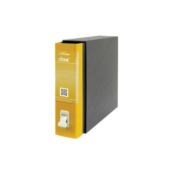 Registratore a leva DOX2 Protocollo 28,5x35 cm - dorso 8 cm giallo D26206