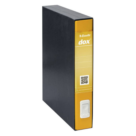 Registratore a leva DOX4 Commerciale 28,5x31,5 cm - dorso 5 cm giallo - D26406