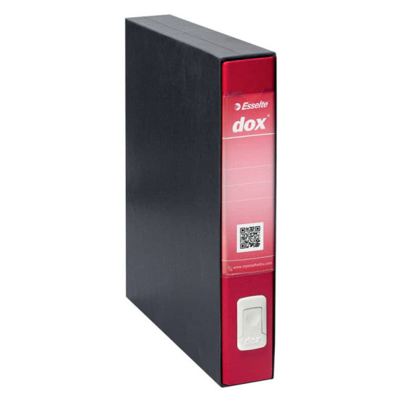 Registratore a leva DOX4 Commerciale 28,5x31,5 cm - dorso 5 cm rosso - D26411