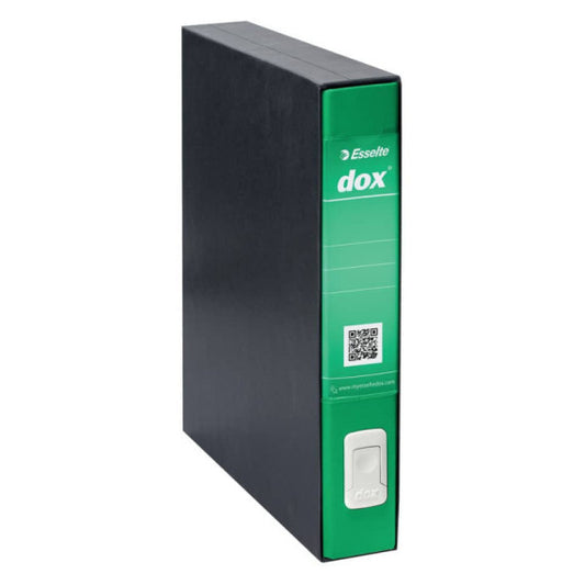Registratore a leva DOX4 Commerciale 28,5x31,5 cm - dorso 5 cm verde - D26414