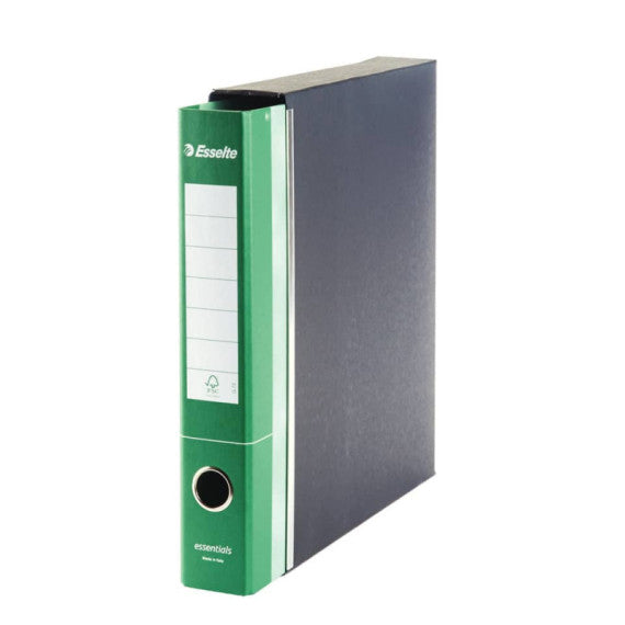 Registratore commerciale Esselte Essentials G72 23x30 cm dorso 5 cm verde - 390772180