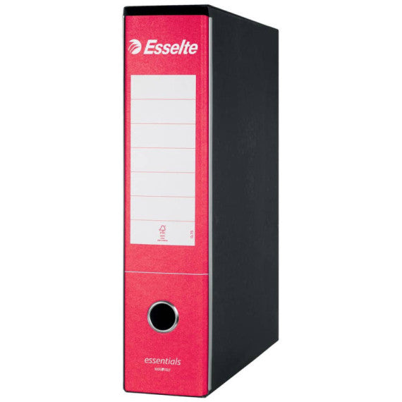 Registratore commerciale Esselte Essentials G73 23x30 cm dorso 8 cm rosso - 390773160