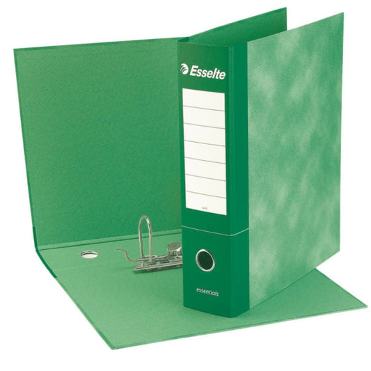 Registratore commerciale Esselte Essentials G73 23x30 cm dorso 8 cm verde - 390773180