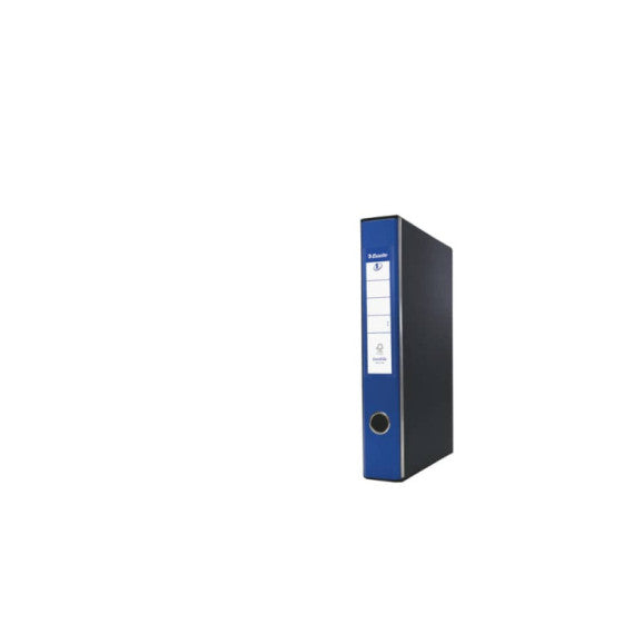 Registratore con custodia Esselte G54 Eurofile protocollo dorso 5 cm cartone rivestito in PP blu - 390754050