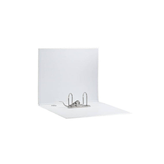 Registratore con custodia Esselte G55 Eurofile protocollo dorso 8 cm cartone rivestito in PP  bianco vivida 390755040