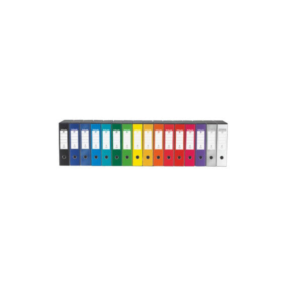 Registratore con custodia Esselte G55 Eurofile protocollo dorso 8 cm cartone rivestito in PP verde - 390755180