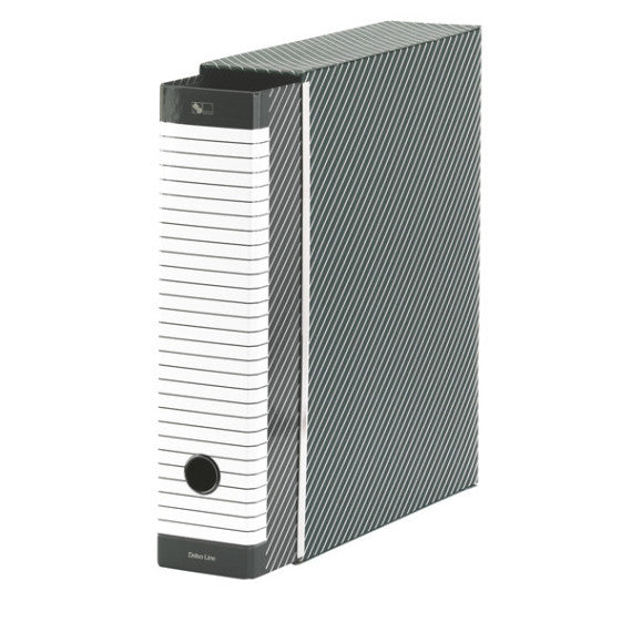 Registratore Delso Line G12 - dorso 5 cm - commerciale 23x30 cm - grigio - Esselte