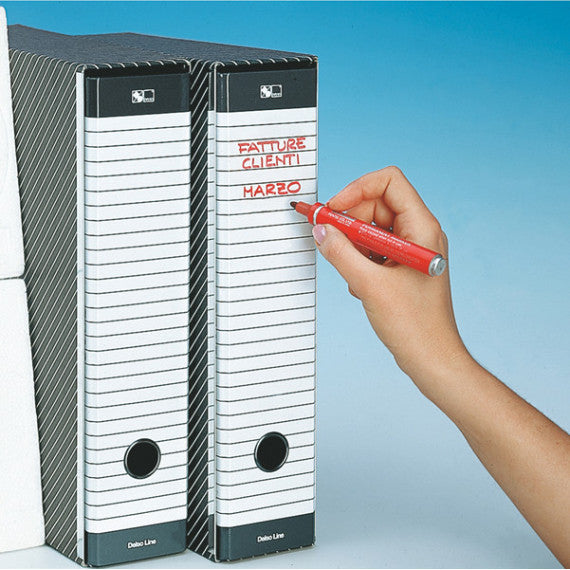 Registratore Delso Line G12 - dorso 5 cm - commerciale 23x30 cm - grigio - Esselte