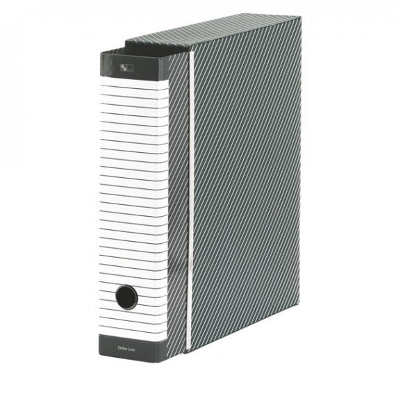Registratore Delso Line G14 - dorso 5 cm - protocollo 23x33 cm - grigio - Esselte