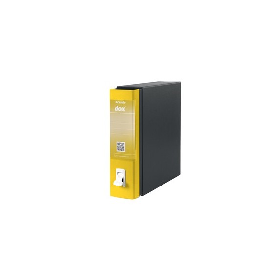 Registratore Dox 1 - dorso 8 cm - commerciale 23x29,7 cm - giallo - Esselte