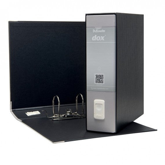 Registratore Dox 1 - dorso 8 cm - commerciale 23x29,7 cm - grigio chiaro - Esselte