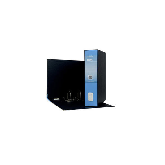 Registratore Dox 2 - dorso 8 cm - protocollo 23x34 cm - azzurro - Esselte