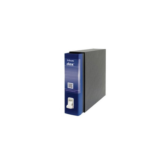 Registratore Dox 2 - dorso 8 cm - protocollo 23x34 cm - blu - Esselte