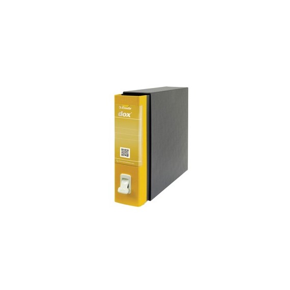 Registratore Dox 2 - dorso 8 cm - protocollo 23x34 cm - giallo - Esselte