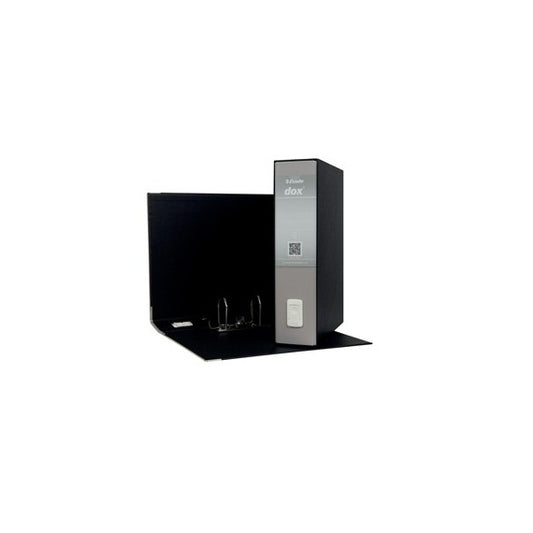 Registratore Dox 2 - dorso 8 cm - protocollo 23x34 cm - grigio chiaro - Esselte