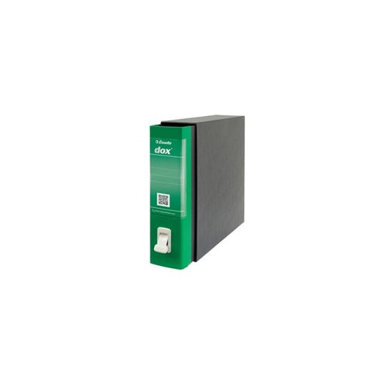 Registratore Dox 2 - dorso 8 cm - protocollo 23x34 cm - verde - Esselte