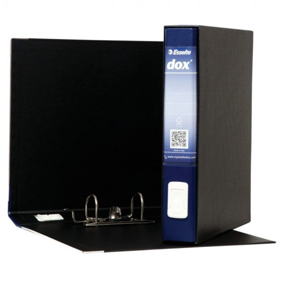 Registratore Dox 4  - dorso 5 cm - commerciale 23x29,7 cm - blu - Esselte