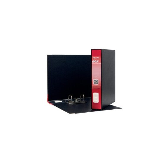 Registratore Dox 4  - dorso 5 cm - commerciale 23x29,7 cm - rosso - Esselte