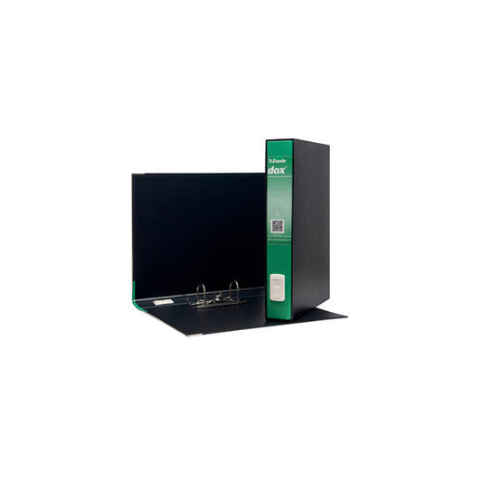 Registratore Dox 5 - dorso 5 cm - protocollo 23x34 cm - verde - Esselte