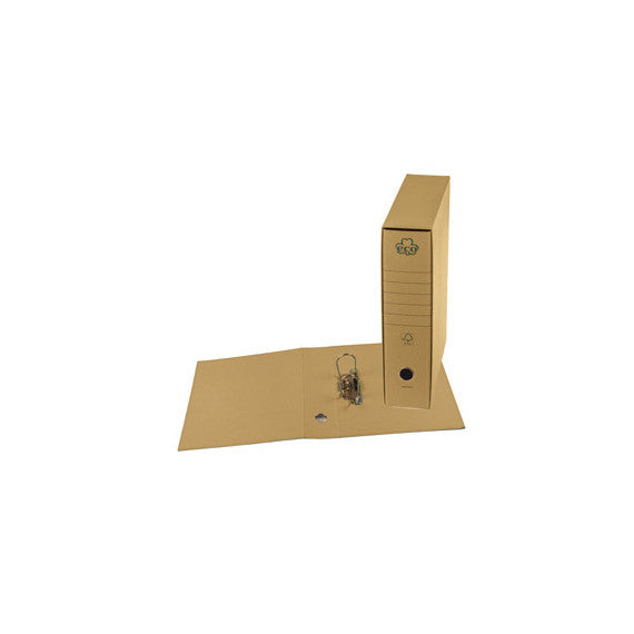 Registratore Eco New - dorso 8 cm - protocollo 23 x 33 cm - camoscio - Brefiocart