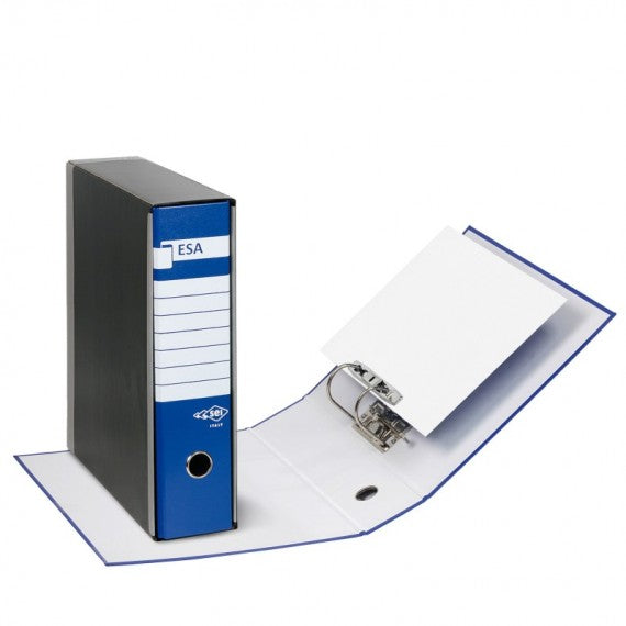 Registratore Esa C80 - dorso 8 cm - commerciale - blu - Sei Rota