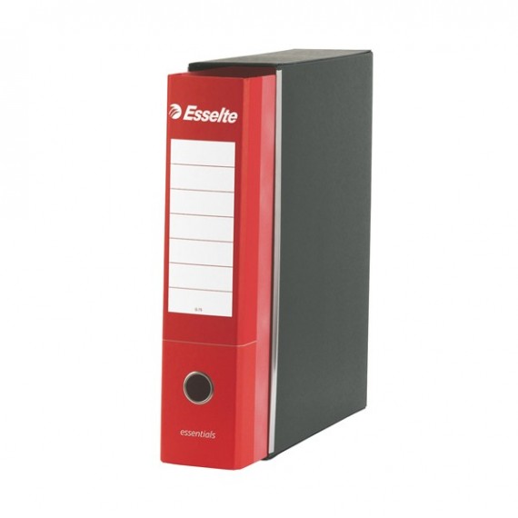 Registratore Essentials G73 - dorso 8 cm - commerciale 23x30 cm - rosso - Esselte