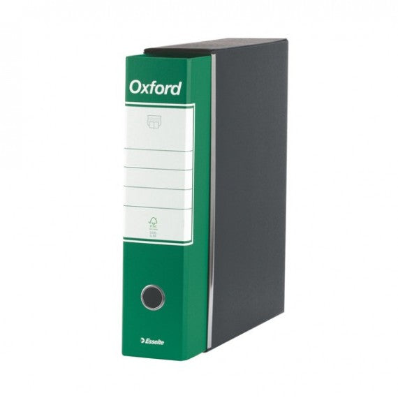 Registratore Essentials G73 - dorso 8 cm - commerciale 23x30 cm - verde - Esselte