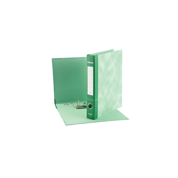 Registratore Essentials G74 - dorso 5 cm - protocollo 23x33 cm - verde - Esselte